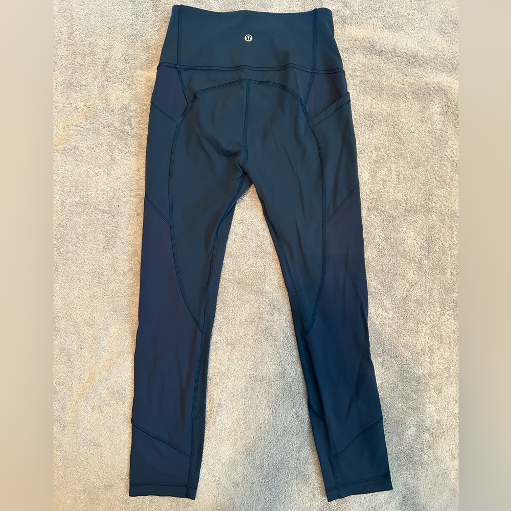 Lululemon  Iron Blue All The Right Places II Crop Leggings 23”